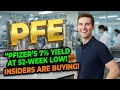 Pfizer s 7 Yield at 52-Week Low Insiders Are Buying PFE Stock Analysis