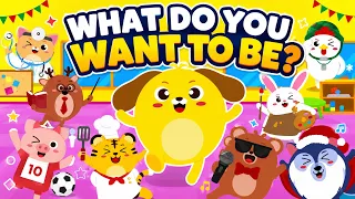 What Do You Want to Be? 🚒🎨 | Jobs & Careers Song for Kids | KoKoPang English for Kids