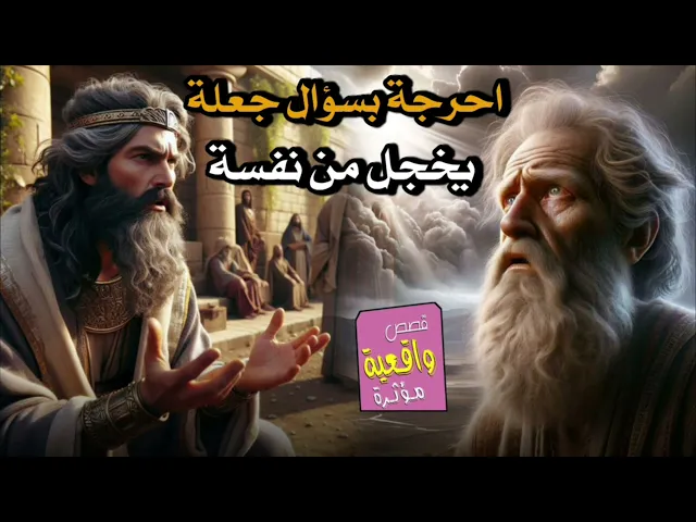 ⁣قصة الرجل الفقير الذي احرج احد الشخصيات الاجتماعية معروف بالايمان والتقوى بسؤال جعله يخجل من نفسه