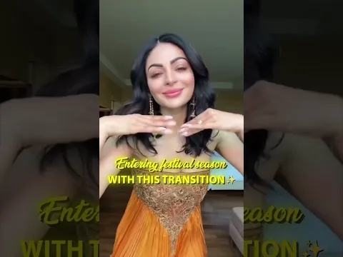 Entering Festival Season With this Transition✨🥰