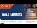 An Introduction to Gale Ebooks