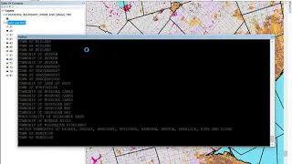 python - arc console