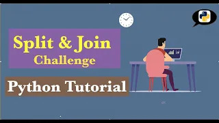Python string challenge split join