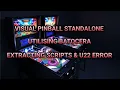 Batocera visual pinball extracting vbs scripts and U22 rom error fix mp4