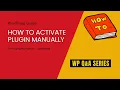 How to Activate WordPress Plugins from the Database Activate Plugin from phpMyAdmin WP Q A Series