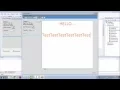 Text in Visual Basic 2008