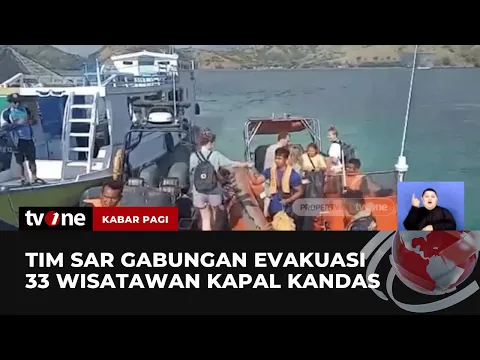 Kapal Wisata Tenggelam di Labuan Bajo, 33 Orang Dievakuasi