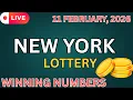 New York Midday Lottery Results For - 11 Feb 2026
