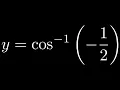 Evaluate y cos -1 -