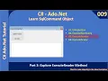 SqlCommand Part 3 - ExecuteReader Exaample Ado Net Tutorial