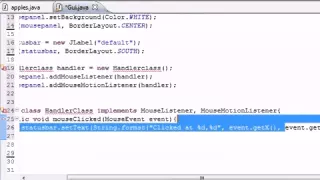 75 Java Programming Tutorial 75 MouseListener interface