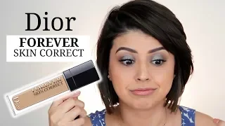 DIOR FOREVER SKIN CORRECT CONCEALER REVIEW FULL DAY WEAR TEST