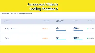 Arrays and Objects Coding Practice 5 Answers JavaScript NxtWave CCBP 4 0
