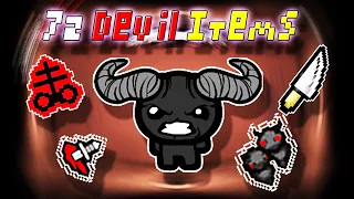 Starting with all 72 Passive Devil Deal Items