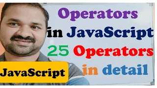 Operators in JavaScript JavaScript Tutorial for Beginners
