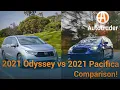 2021 Honda Odyssey vs 2021 Chrysler Pacifica Which is better Comparison