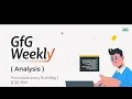 GFG Weekly Coding Contest - 199 Post Analysis GeeksforGeeks Practice
