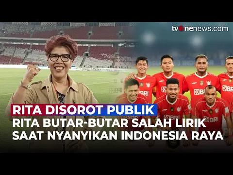 Rita Butar-Butar Disorot Publik Usai Salah Lirik Nyanyikan Indonesia Raya