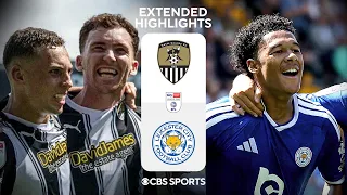 Notts County vs Leicester City Extended Highlights EFL League One CBS Sports Golazo