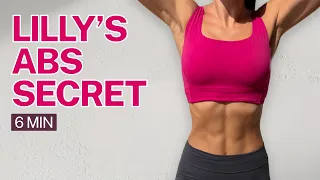 Want Visible & Defined Abs in 6 Minutes? Try This Pilates Workout with Lilly Sabri (No equipment)