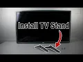 How to Install TV Stand Legs on LG Smart TV