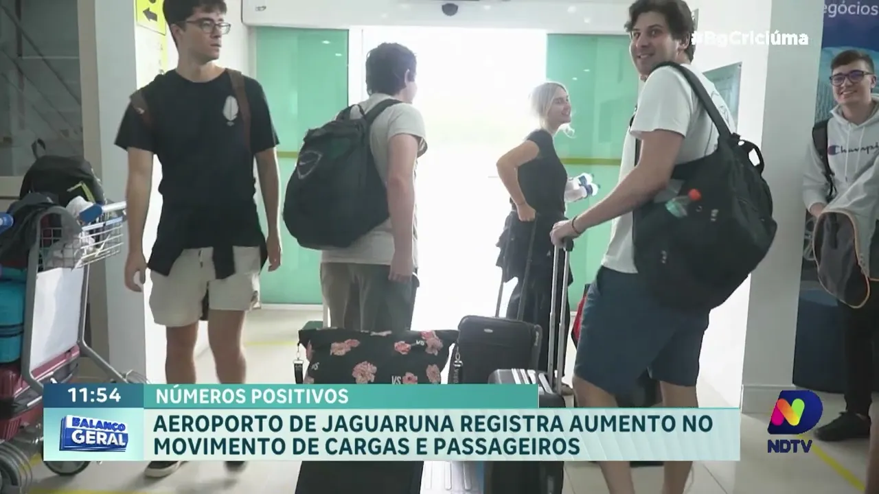 Aeroporto de Jaguaruna registra aumento no movimento de cargas e passageiros