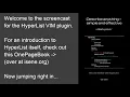 HyperList for VIM screencast view in