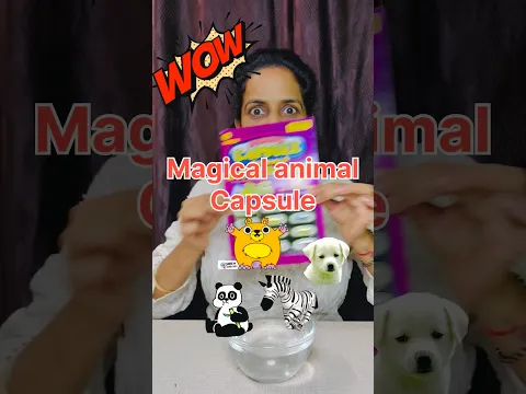 Capsule 💊 se nikle animal 🦒 #shorts #yshorts #trending satisfying unboxing ASMR video