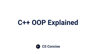 1 C OOP Explained Object Oriented Programming