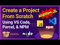 Kaboom js Project from Scratch using VS Code Parcel and NPM