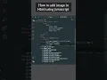 How to add image in html using javascript