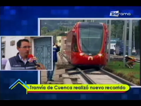 Tranvía de Cuenca realizó nuevo recorrido