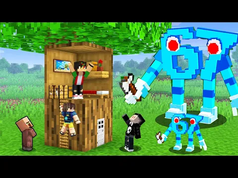 Video Thumbnail: I Built Secret Base Inside The Tree To Hide From SCARY 67 Brainrot in Minecraft