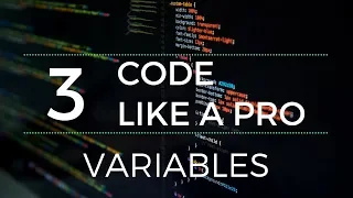 Code Like a Pro Variables How to Write Code Professionally With Examples