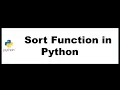Python Bangla Tutorials 31 Sort Function