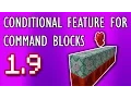 CONDITIONAL FEATURE for Command Blocks Minecraft 1 9 Tutorial