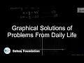Graphical Solutions of Problems From Daily Life Math Lecture Sabaq pk