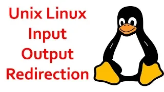 Unix Linux Input Output Redirection