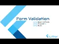 Flutter Form Validation using basic methods Provider and BLoC state management patterns