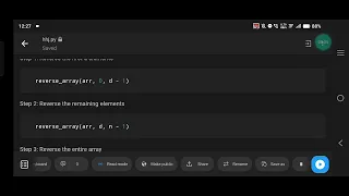Reversal Algorithm for Array Rotation in Python Efficient Array Rotation