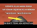 Lagu Kenapa Allah menggunakan kata: MUDAH-MUDAHAN KEPADA DIRINYA !! Apa maksudnya?