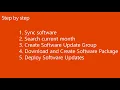 Deploy Microsoft monthly patches in SCCM step by step