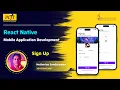 React Native Chat Application Sign Up Process Java Institute