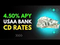 1000 Minimum Deposit With 4 50 APY USAA Bank CD Rate Comparison