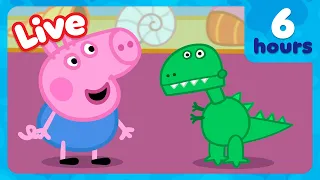🔴 LIVE: FULL EPISODES George's Adventures! 🐷🦖 Peppa Pig | 12 HOURS OF HD CARTOONS