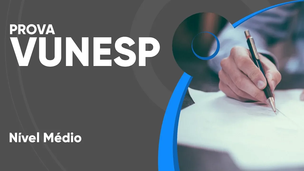 PROVA VUNESP 2019 - Nível Médio - Prefeitura de Guarulhos