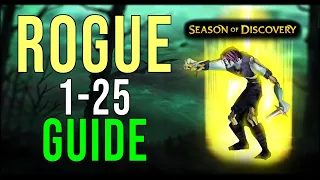 I TRIED EVERY BUILD Beginner Rogue 1-25 Leveling Guide SoD