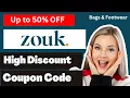Zouk Coupon Code Up to 50 OFF Promo Code Zouk Footwear Bags 100 Working