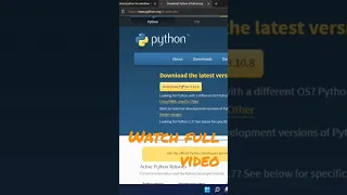 install python in windows 11