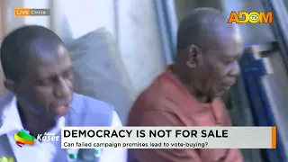 Democracy Is Not For Sale: Can failed campaign promises lead to vote buying? (14-10-26)